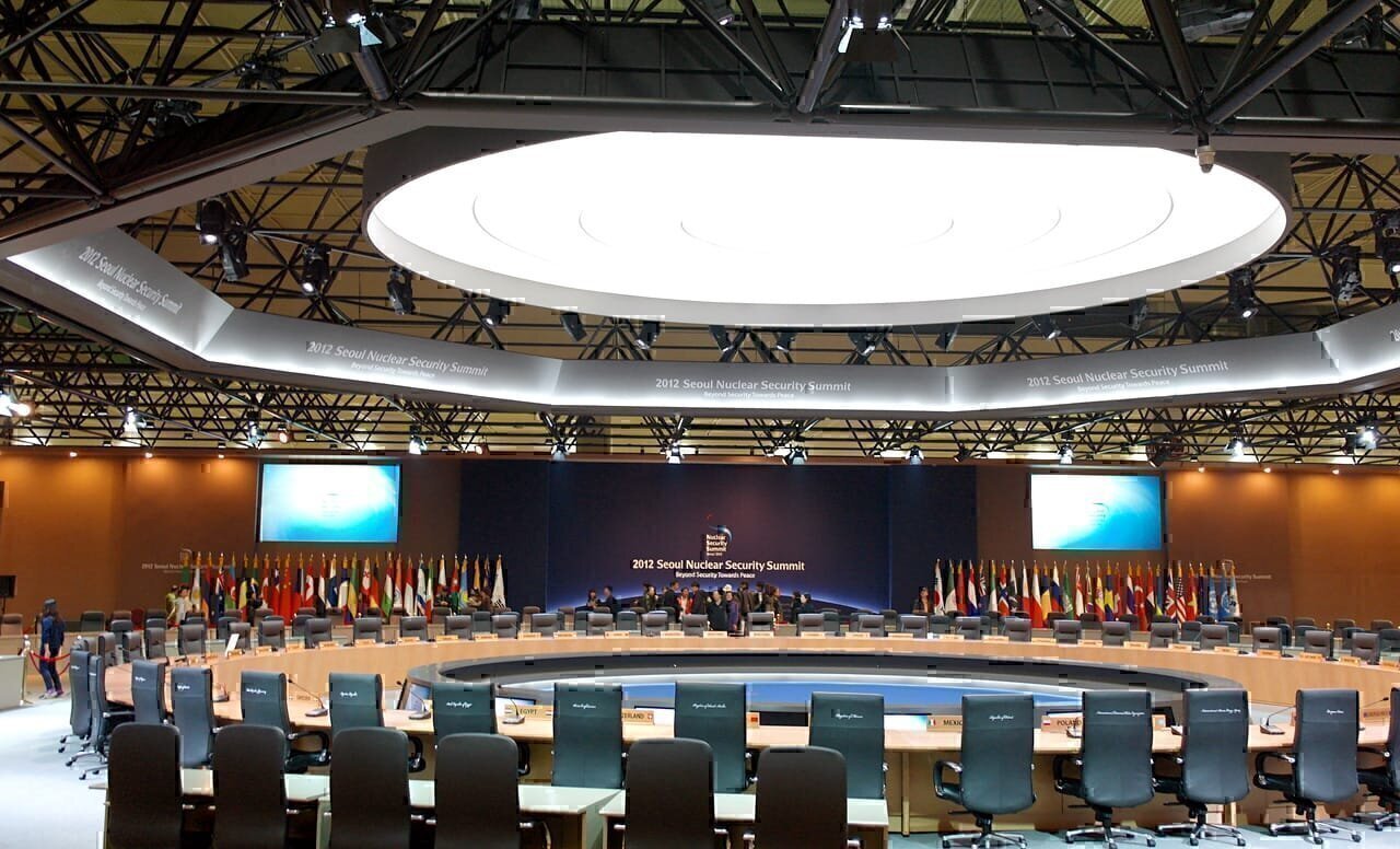 2012 Seoul Nuclear Security Summit Plenary at the Convention and Exhibition Center (COEX) in Seoul, South Korea, 28 March 2012. Photo by Young-Jae Kim (e-reporter, 2012 Seoul Nuclear Security Summit Preparatory Secretariat)