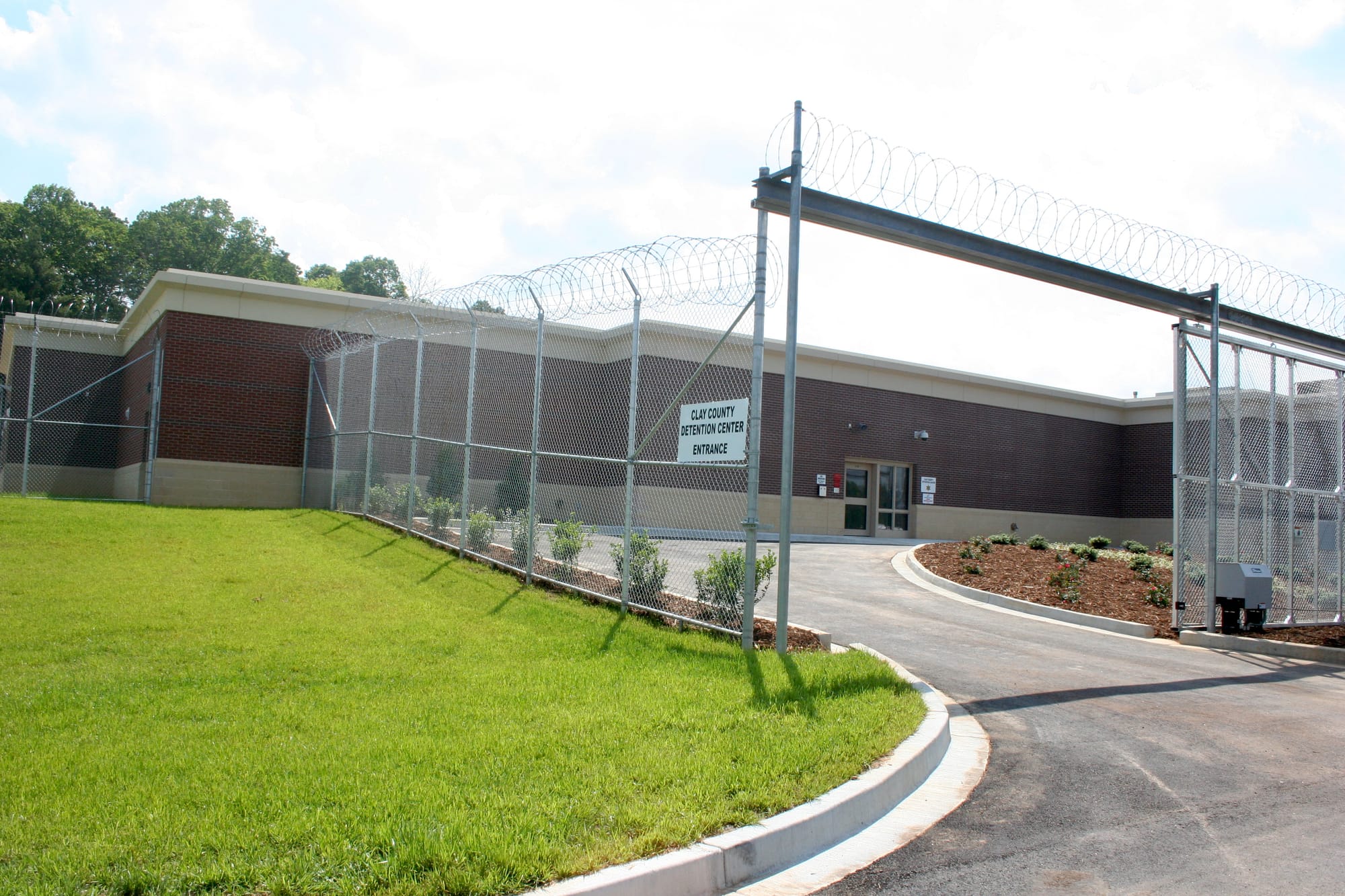 A county jail or detention center in the United States