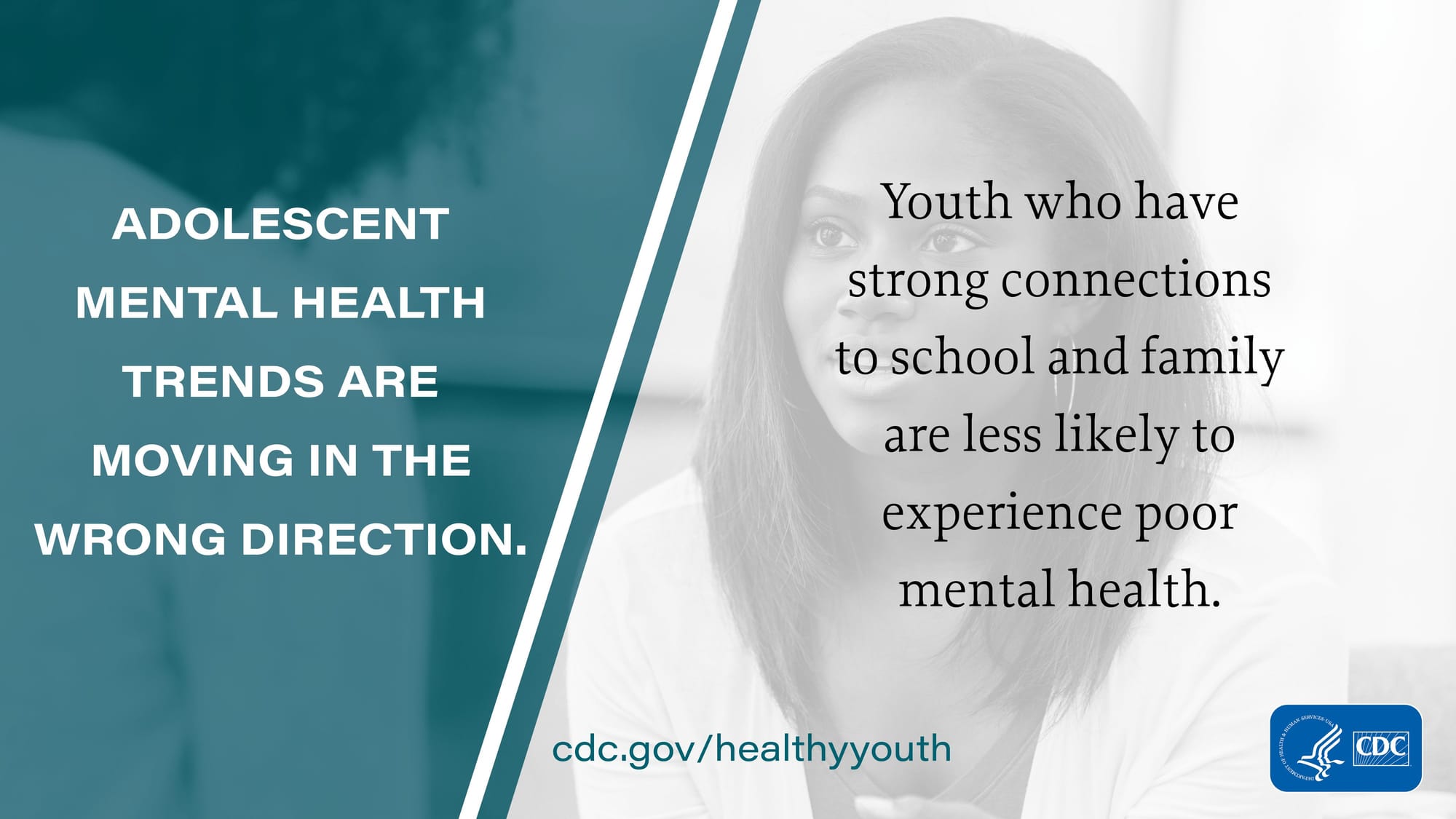 About 1 in 5 students seriously considered suicide, according to our latest #CDCYRBS trends. But adolescents are resilient & we know feeling connected to school & family supports their #MentalHealth.