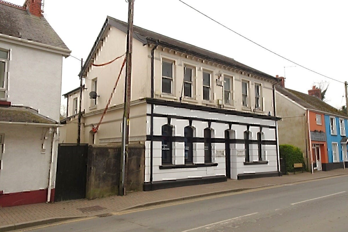 Former Barclays bank building, Pentre Road, St Clears, Carmarthenshire, Wales.
