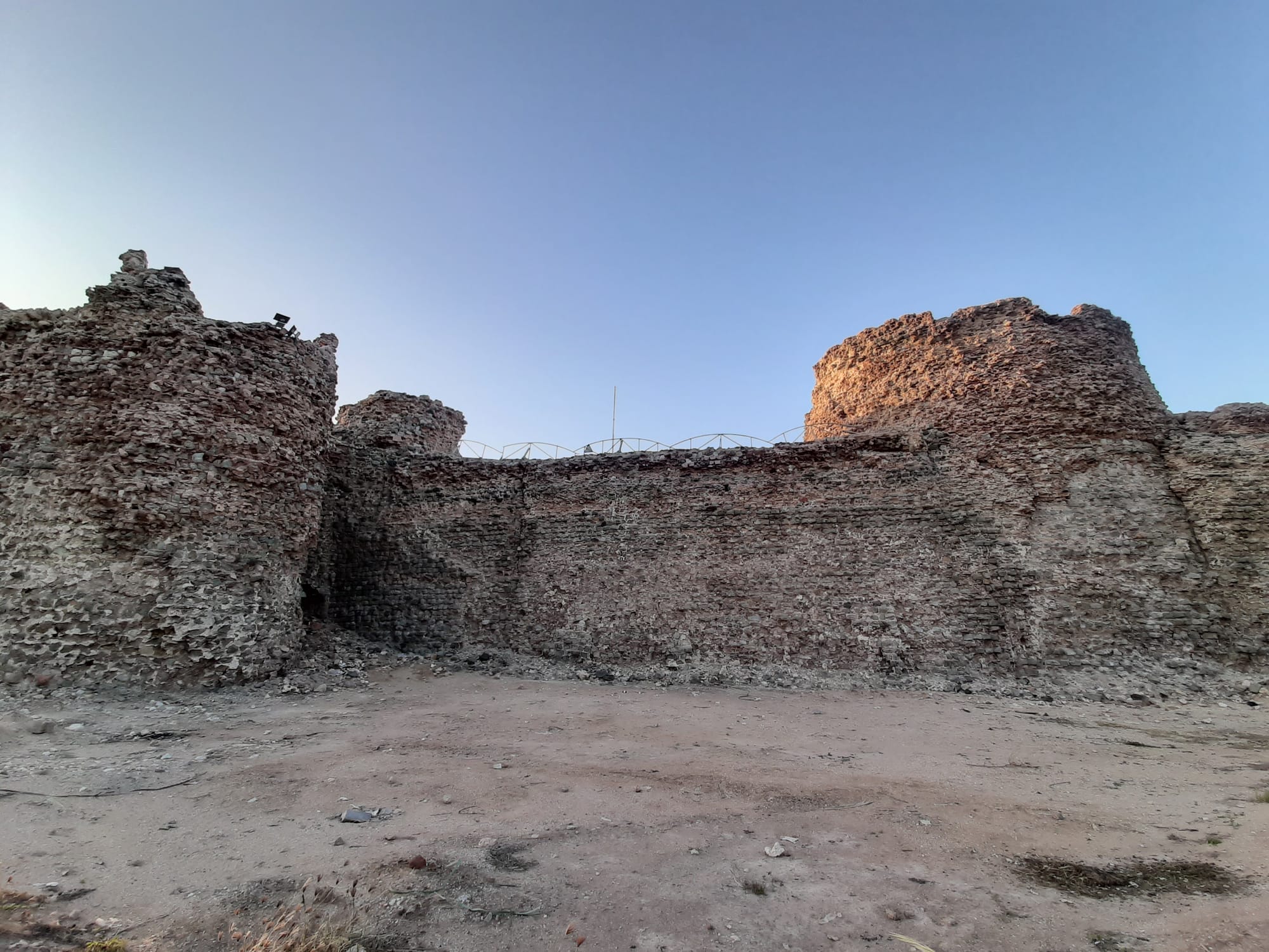 the Portuguese Castle. At Iran, Hormozgān Province, Qeshm County, Hormuz Island.