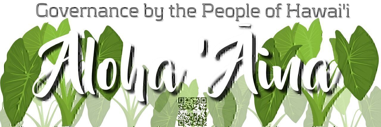 The kalo represents the caring for the environment that sustains us, and the language represents the voice of the people.