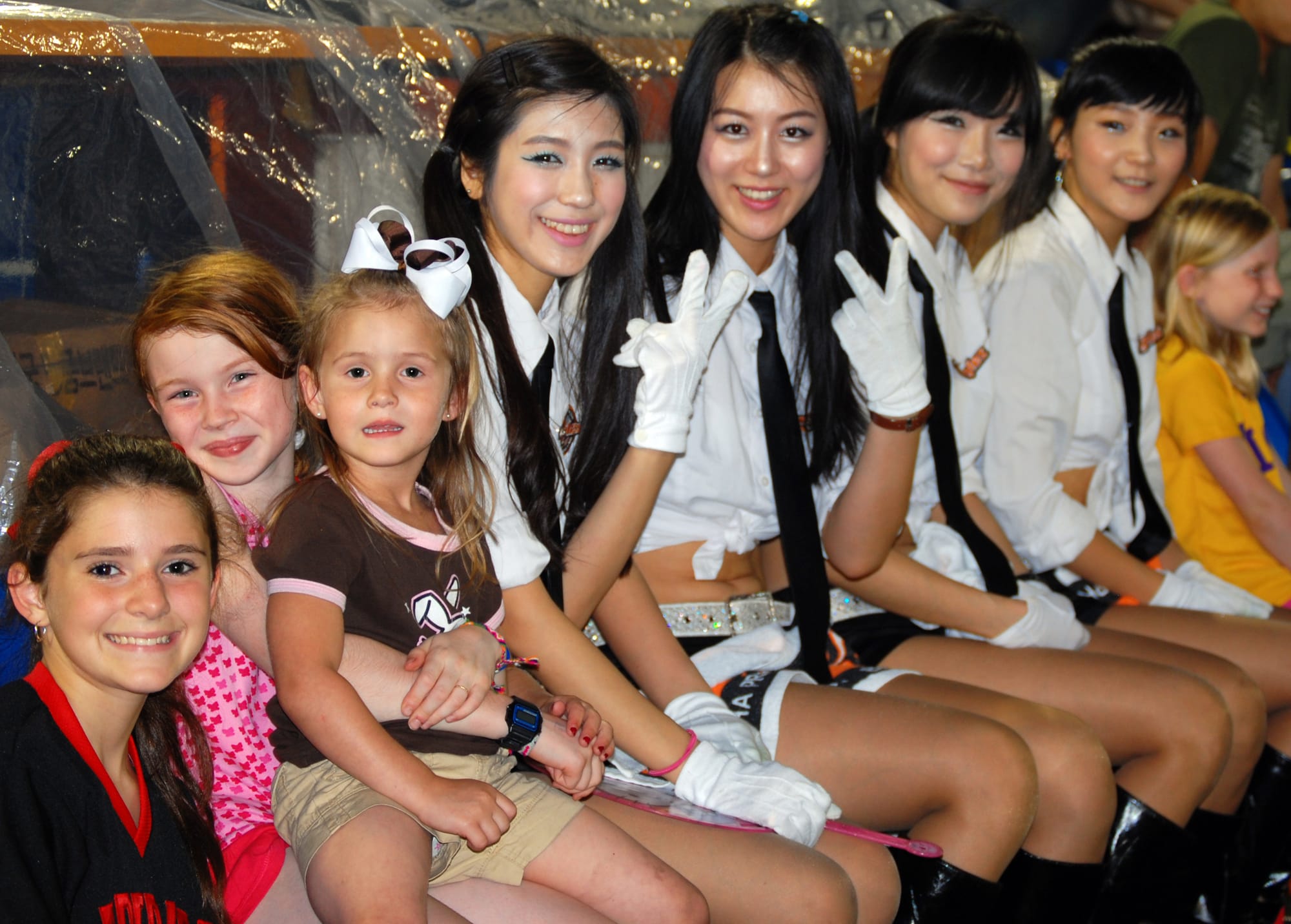 DAEJEON – About 100 members of the Humphreys Garrison traveled here to watch the Korean Professional Baseball League’s Hanwha Eagles play against the LG Twins at Daejeon Baseball Stadium, June 26.
For many attendees, the game gave them a unique cultural experience and an entertaining afternoon.
Prior to the game, the Humphreys community was invited by the Eagles to come onto the field. They played catch, threw a Frisbee around, and took pictures with the Eagles mascots and some players.
Once the game started, and people took their seats, some of the first time attendees probably did not anticipate seeing such a lively crowd. In the United States, watching a baseball game is usually a mellow experience in comparison to watching a football, basketball, or hockey game. People typically sit back and cheer when their team scores. In Korean baseball and other sporting events, however, audience participation is highly encouraged.
Korean baseball fans stand up, hit thunder clappers, and dance – even when their team does not score any runs. Some fans even waved flags and brought their own drums and noisemakers to play during the game.
The crowd is directed by a cheer instructor and cheerleaders. They entertained the crowd throughout the night by dancing and instructing fans when to clap and cheer. To say the least, the cheer instructor, cheerleaders, and audience members put on their own show.
U.S. Army photos by Jessica Ryan
For more information on U.S. Army Garrison Humphreys and living and working in Korea visit: <a href="http://humphreys.korea.army.mil" rel="nofollow">USAG-Humphreys' official web site</a> or <a href="https://www.youtube.com/usaghumphreys" rel="nofollow">check out our online videos</a>.