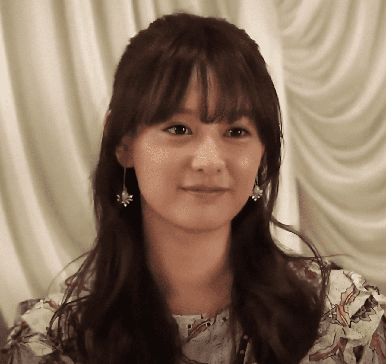 Kim Ji-won in CATCHUP interview in 2017