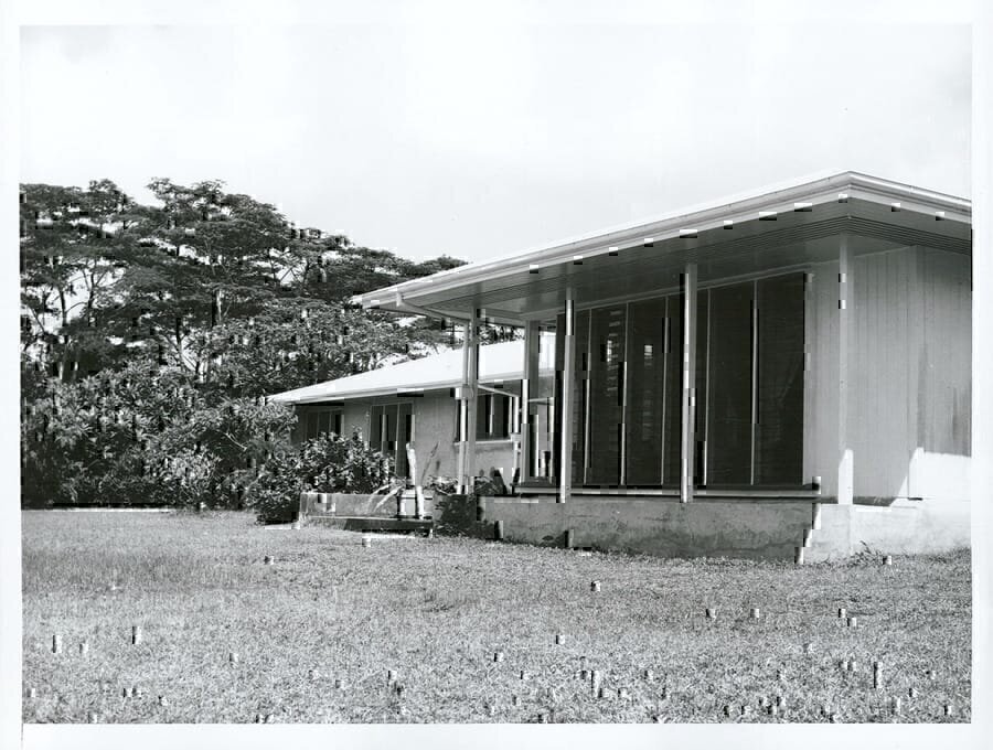 Official Residence of the Commissioner at Tapeu.
Niue Island, publicity photograph. (1966)
Photographer: Mr. Nicholson
Archives New Zealand Reference: AAQT 6539 W3537 R3818