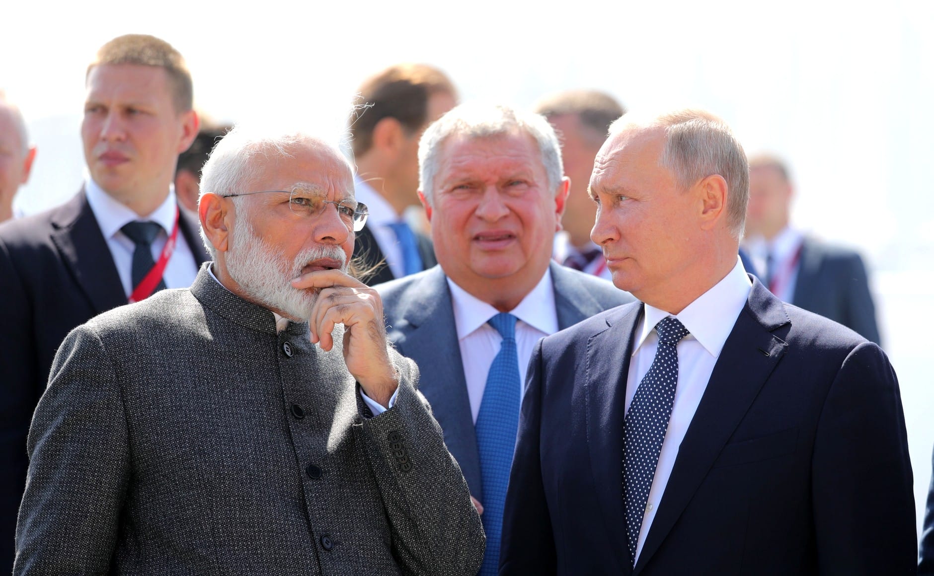 The President of Russia met with Prime Minister of India Narendra Modi, who has come to Russia on an official visit and to attend the Eastern Economic Forum.