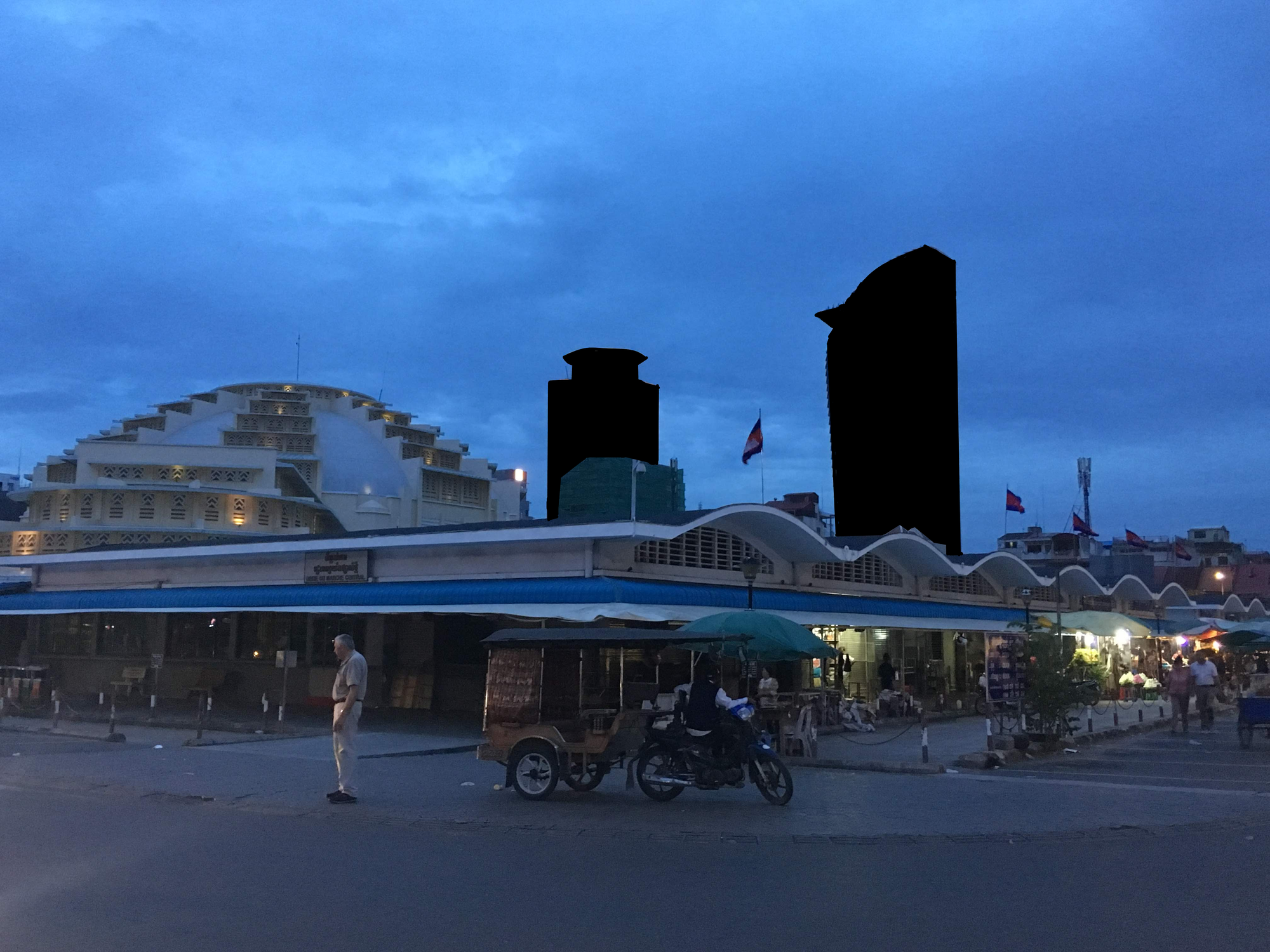 Cambodia, as of now has no freedom of panorama.