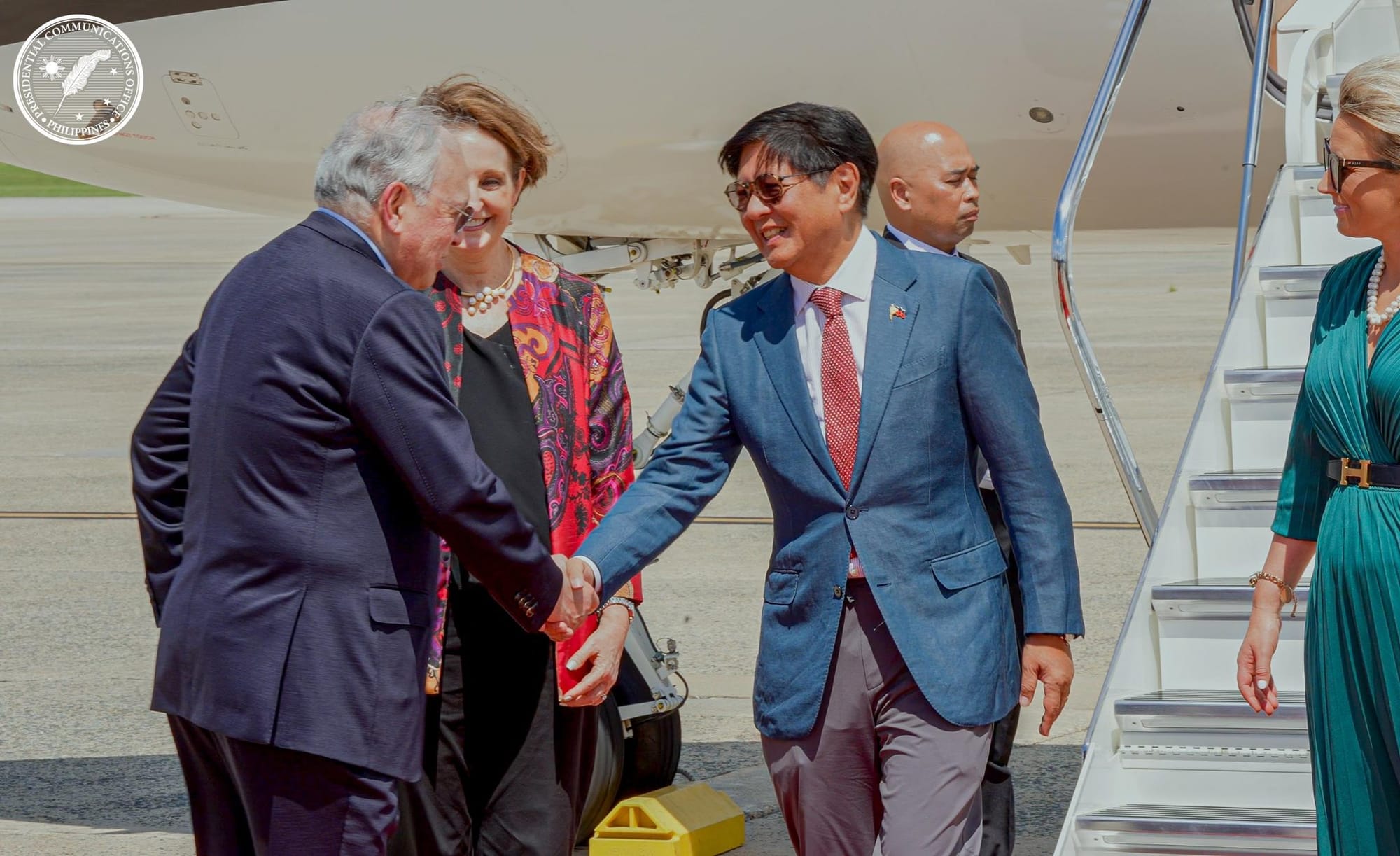 President Ferdinand R. Marcos Jr. arrived in Washington, D.C. on Sunday, July 20, for a three-day official visit focused on strengthening the Philippines’ strategic partnership with the United States, particularly in the areas of economic and security cooperation.