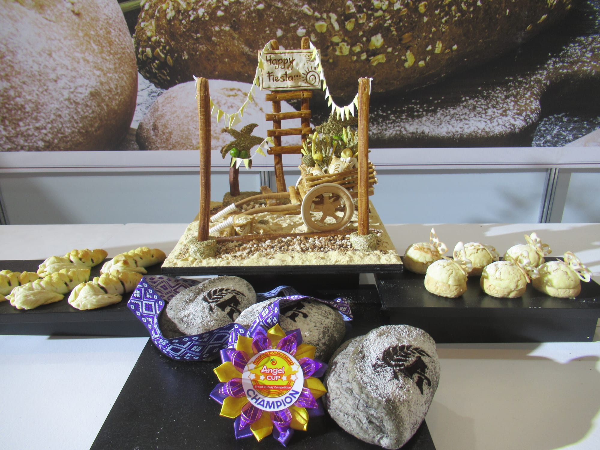 Bakery Fair 2023 (Philippines) Senator Imee Marcos formally opened the biggest star-studded Philippine bakery event, the Bakery Fair 2023 on March 2-4, 2023 (a biennial civic project of the organizer Filipino Chinese Bakery Association, Inc. (FCBAI) part of the Federation of Filipino Chinese Chambers of Commerce & Industry, Inc. (FFCCCII), led by President Gerik Chua of the Bakery Association, Inc. - has 136 exhibitors in 10,000 square meters of the World Trade Center, [1] World Mezzanine Level, Sen. Gil J. Puyat Avenue corner Diosdado Macapagal Boulevard, Pasay City 1300 featuring the “FCBAI Bakers Cup Wedding Cake Competition 2023” “Kasalang Pinoy” “Angel Cup 2023” the Angel Cup-Bread Display Competition) [2]).