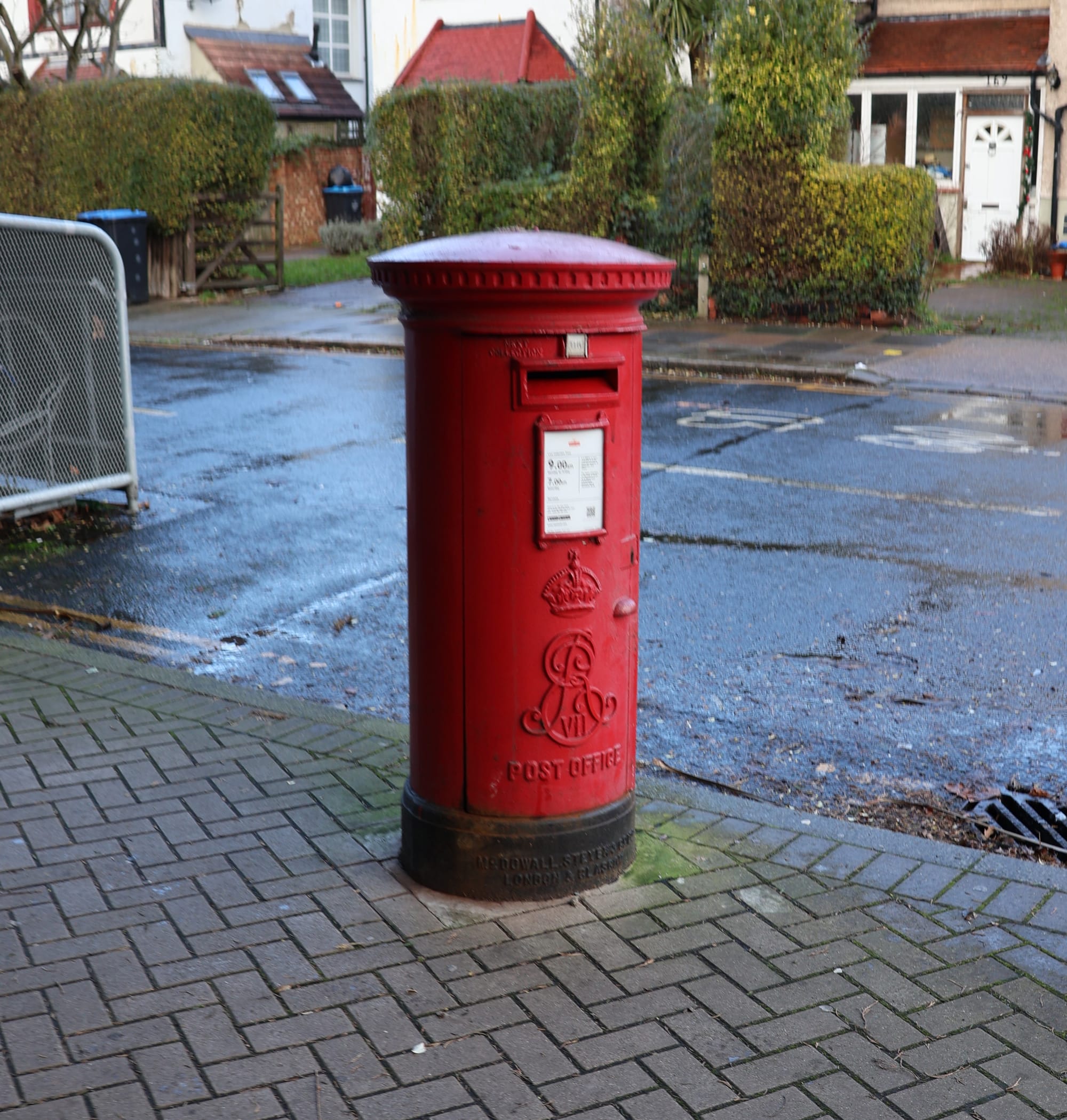 Chatsworth Road in the London Borough of Brent, London, England.