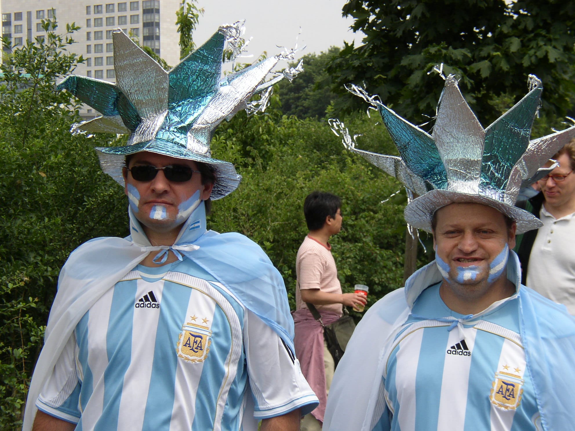 Fans of Argentina before the match of ARG vs. SCG of the FIFA World Cup Germany 2006, in Gelsenkirchen