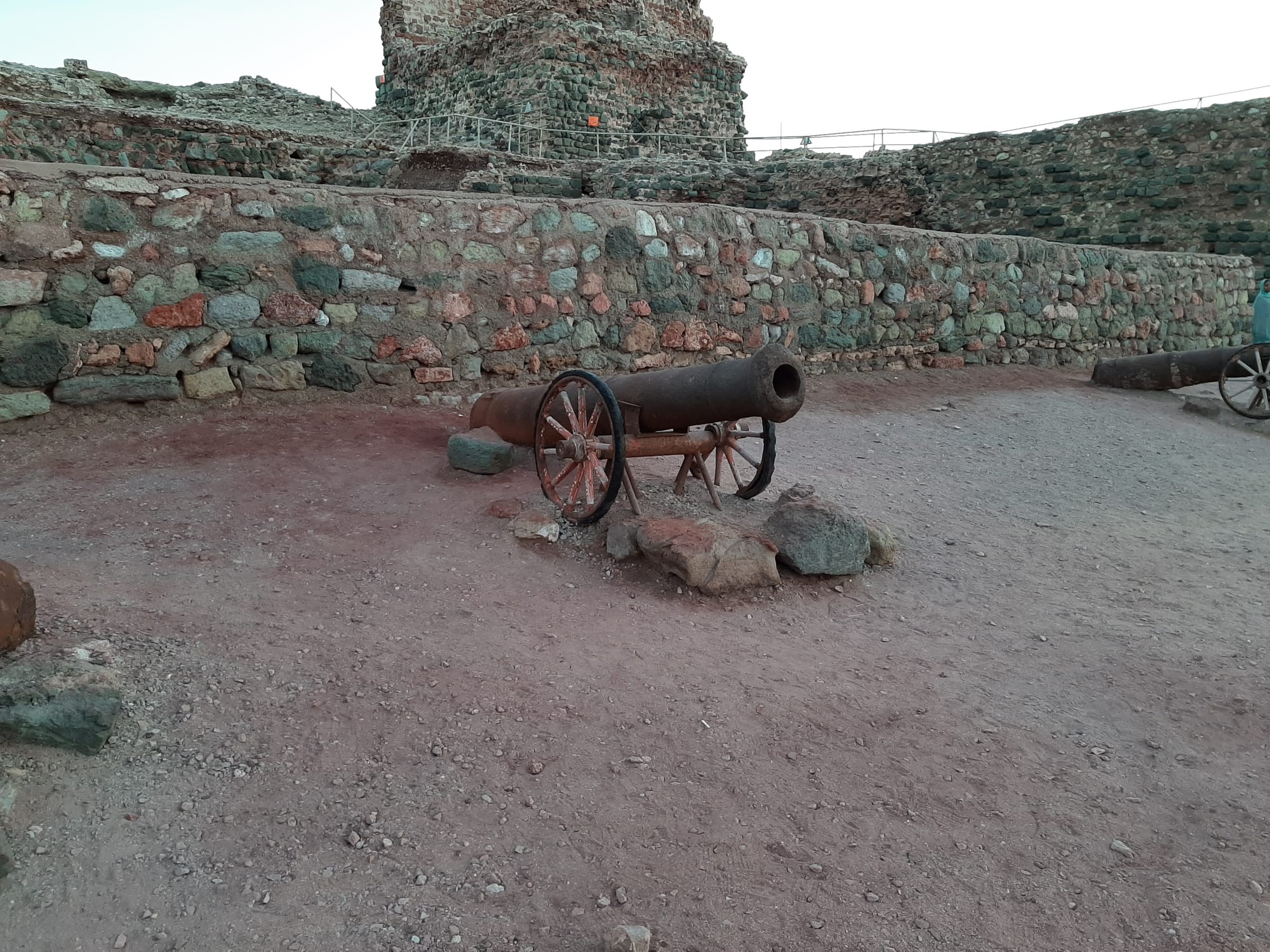 the Portuguese Castle. At Iran, Hormozgān Province, Qeshm County, Hormuz Island.