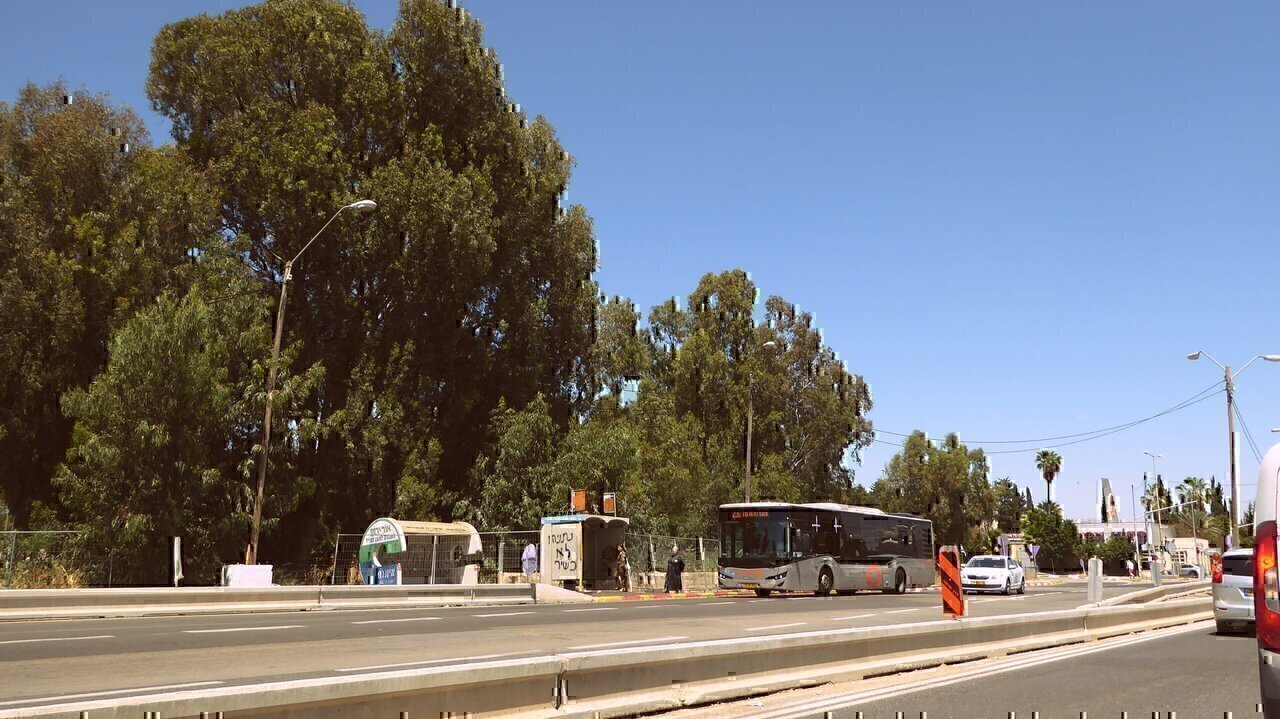 Highway 461 (Israel) - Protest graffiti against Netanyahu in the 2023 Israel–Hamas war
