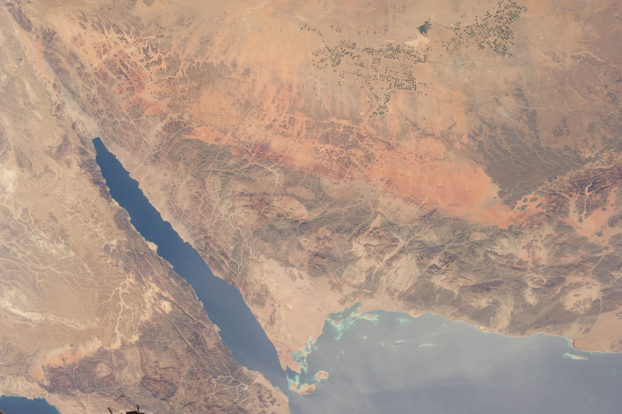 View of Saudi Arabia taken during ISS Expedition 36.