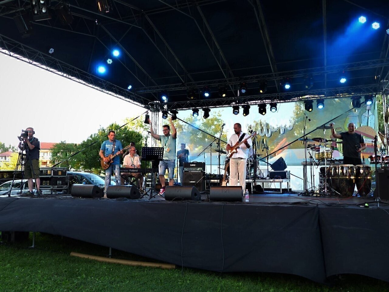 Balaton Fesztivál, 2019. június 28-án, Balatonkenesén. LGT Emlékzenekar.