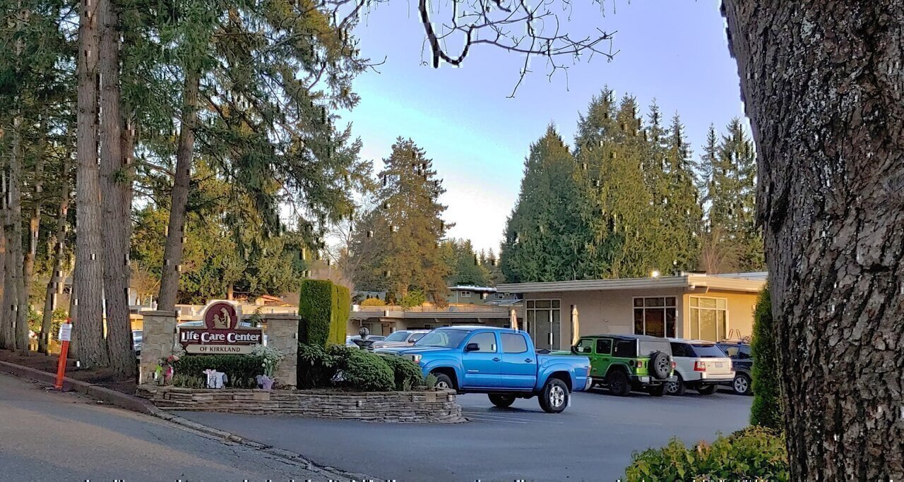 Life Care Center of Kirkland, a healthcare facility in the Juanita neighborhood of Kirkland, Washington, during the 2020 COVID-19 virus outbreak