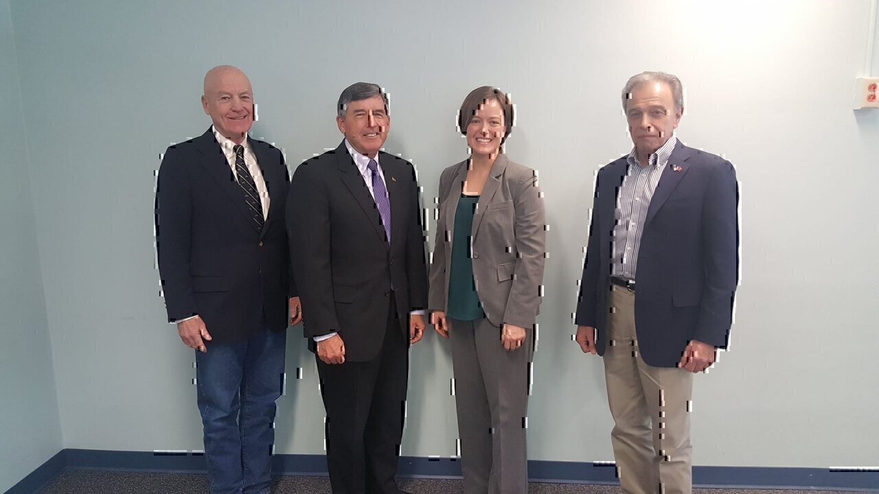 "I want to thank my Congressional Nomination Committee, Dr. Richard McGinity, Tucker Fagan, Heather Holbert, and Paul Cali. This weekend we had a talented group of 26 candidates apply and interview with the committee for congressional nominations to the Air Force, Navy, and Merchant Marine Academies, and to West Point. I’m grateful for the hard work and time of this impressive committee and I'm looking forward to nominating our candidates"
