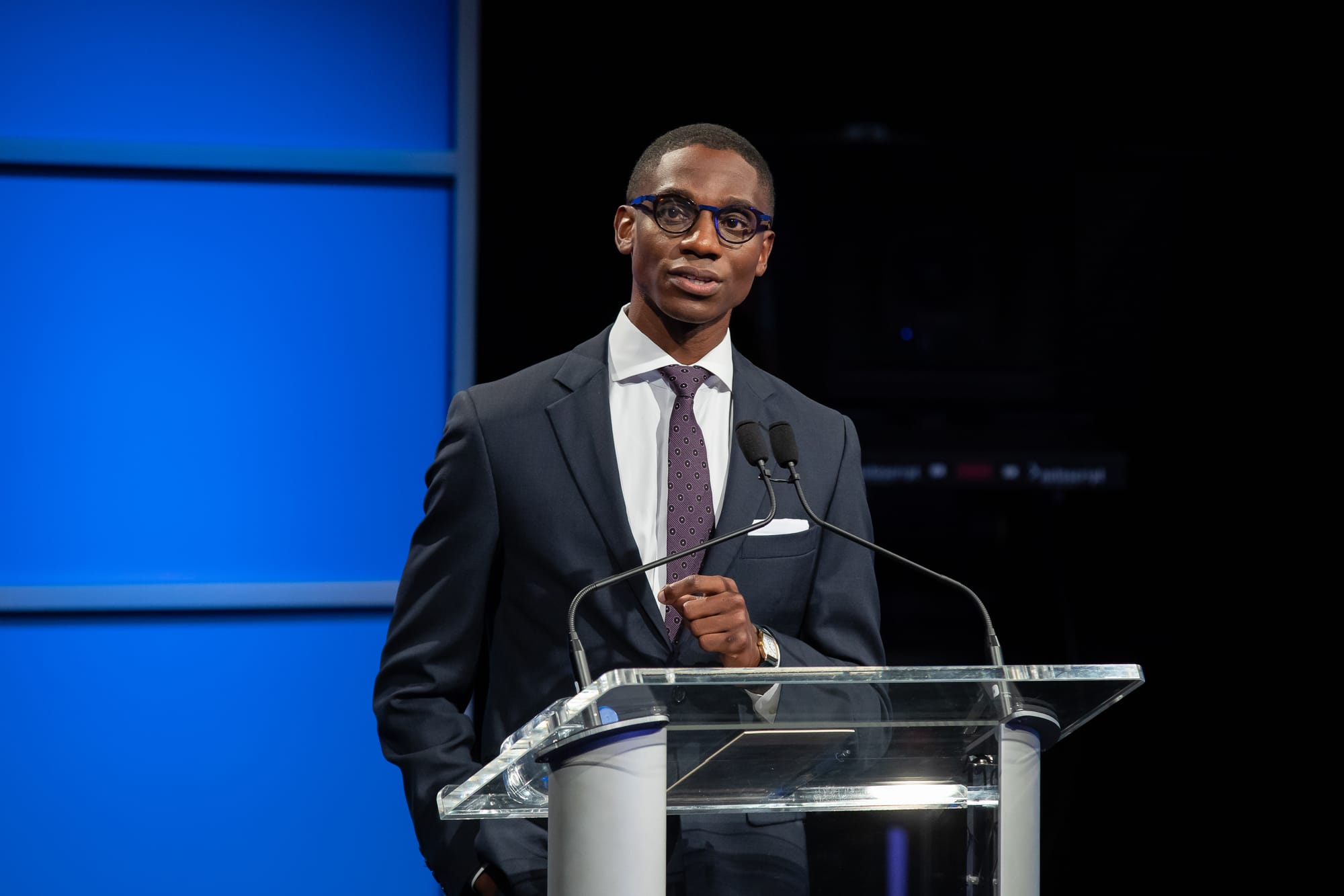 Justin Bibb appeared in a debate against Council President Kevin Kelley. The debate was convened by The City Club of Cleveland in partnership with Ideastream Public Media.