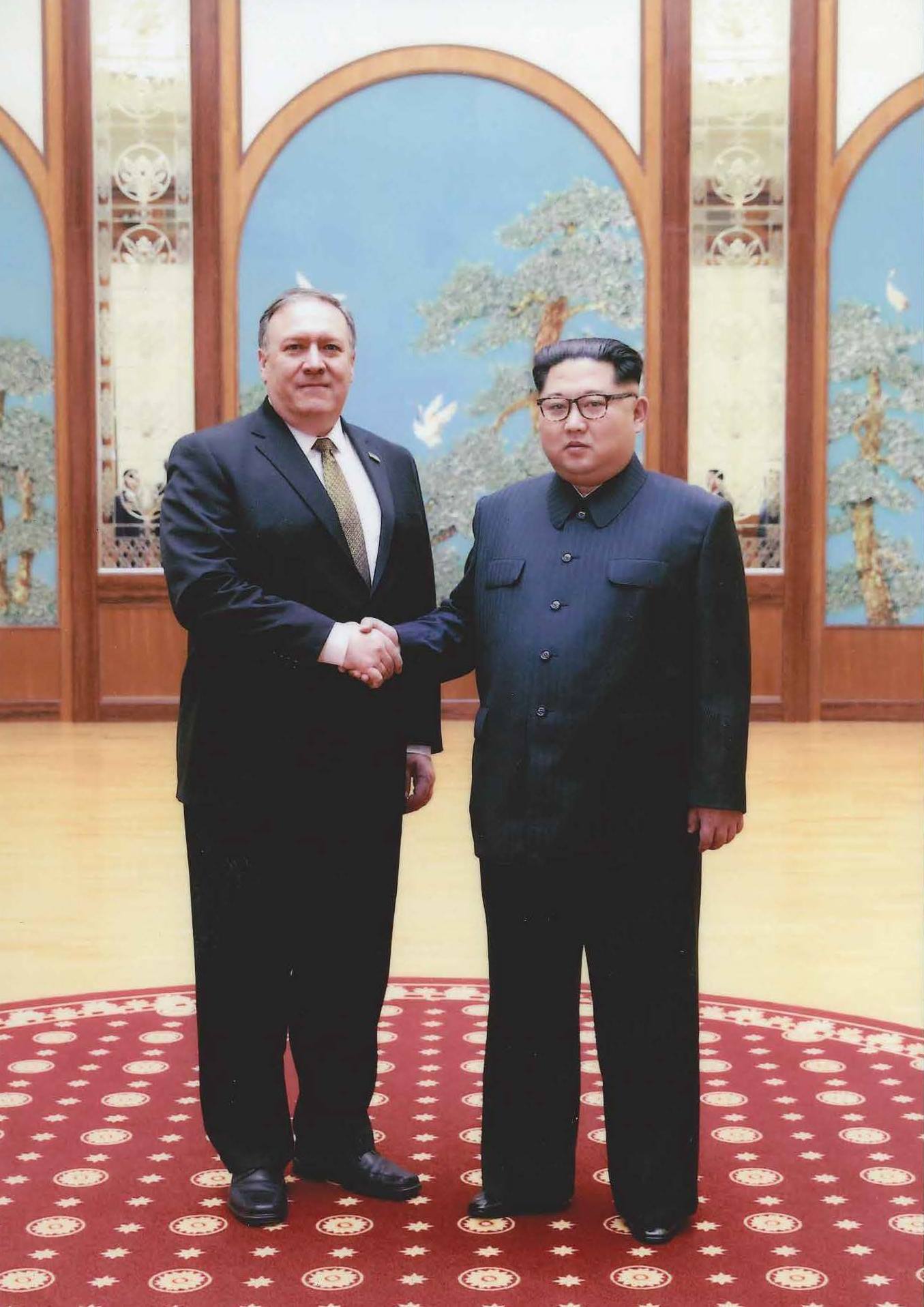 Photos of Secretary of State Pompeo in North Korea. Secretary Pompeo will do an excellent job helping President Trump lead our efforts to denuclearize the Korean Peninsula.