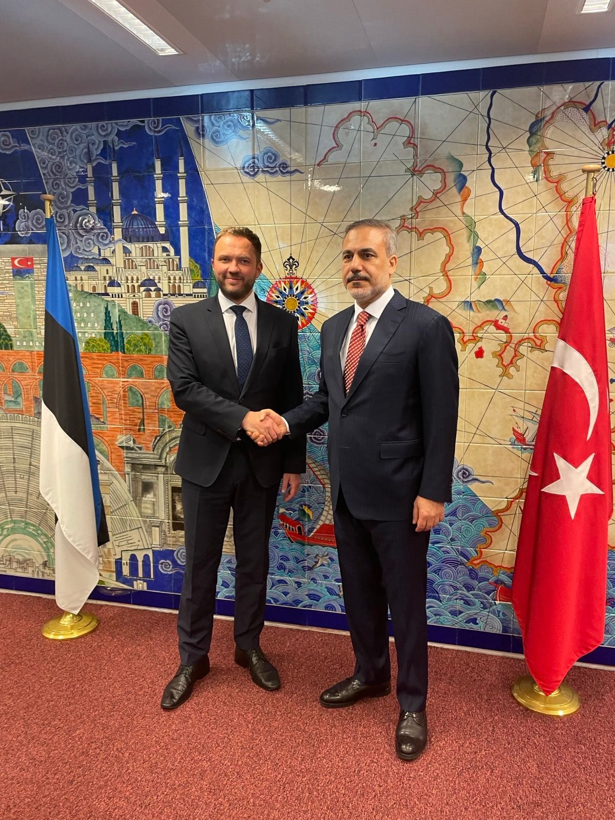 Foreign Ministry of Estonia at NATO on 28 November 2023
Kohtumine Türgi välisministri Hakan Fidaniga