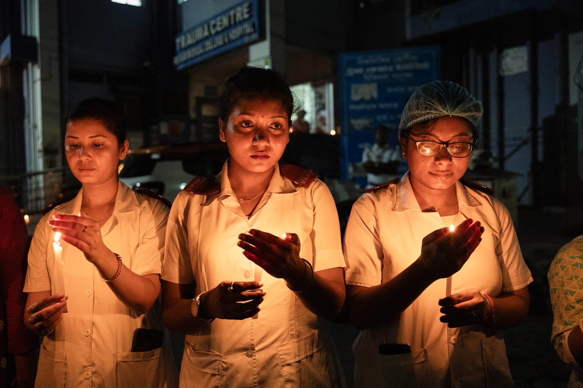 Protestors in R.G. Kar Hospital Rape and Murder protest march