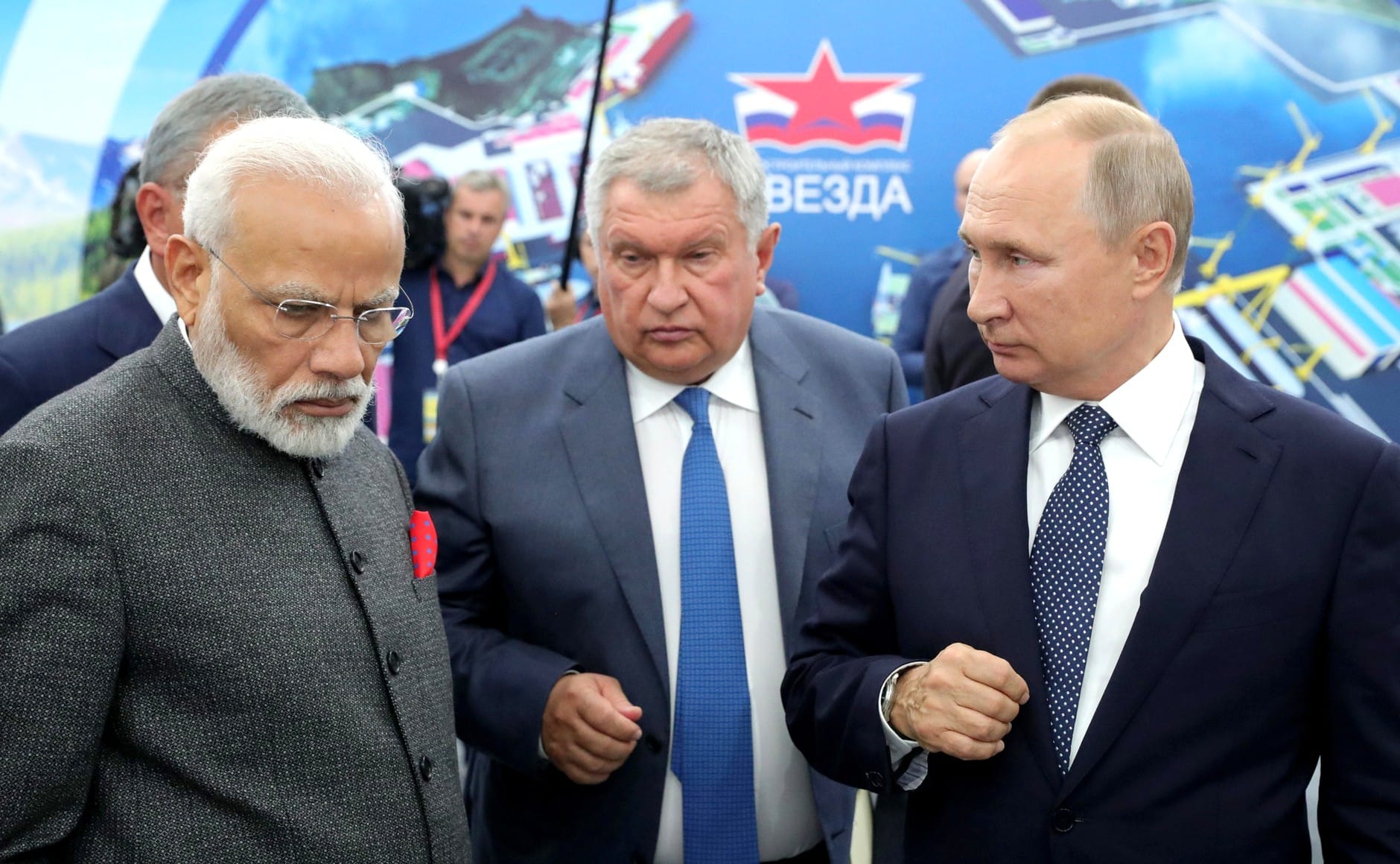 The President of Russia met with Prime Minister of India Narendra Modi, who has come to Russia on an official visit and to attend the Eastern Economic Forum.