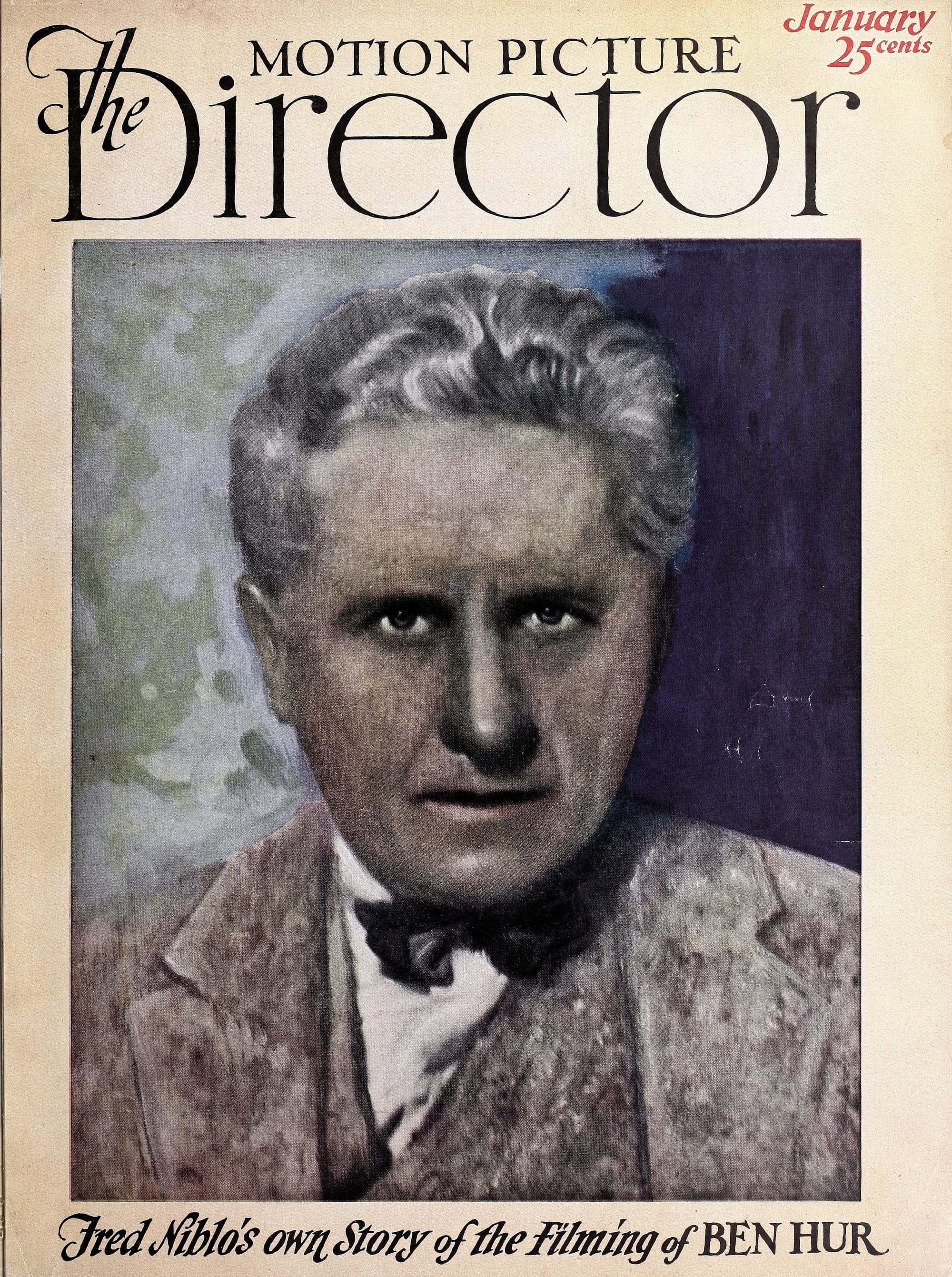 The Motion Picture Director- January 1926 cover featuring director Fred Niblo