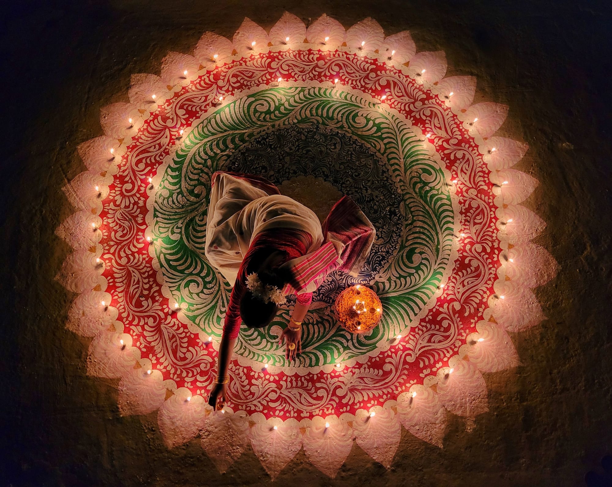 Festival of Lights is one of the festivals of West Bengal and India. On this festival, all the people of West Bengal light up their houses around with lamps, candles and different colored electric lamps.